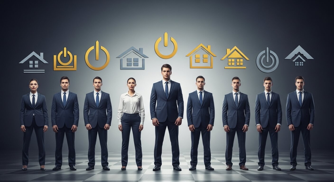 Corretores de imóveis padronizados como commodities